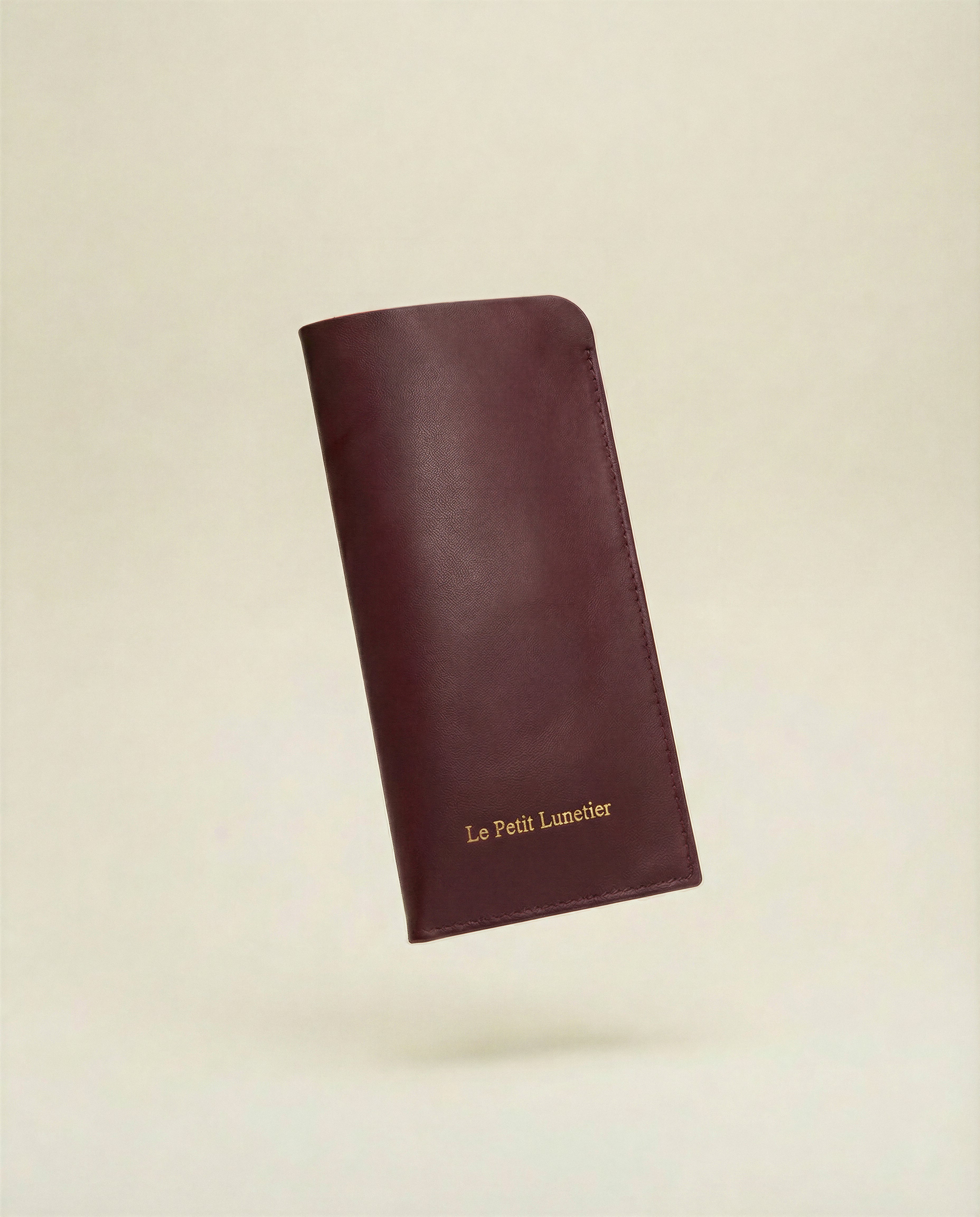 Pochette Bordeaux en cuir - Image 3